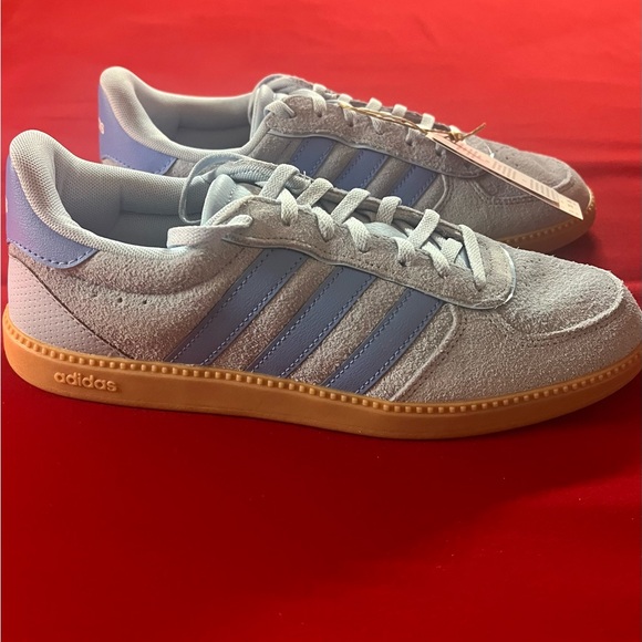 Light Gray & Blue Men's Suede Sneakers - Picture 2 of 8